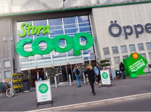 In de supermarkt in Zweden