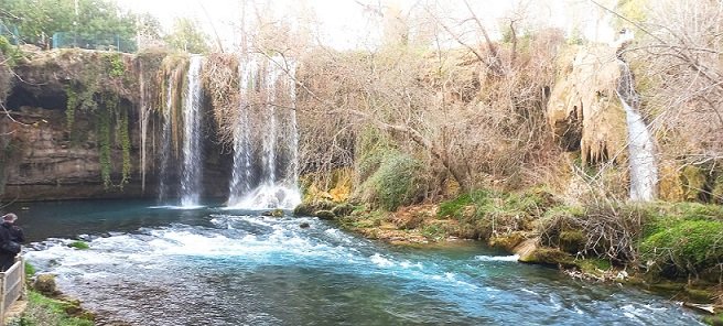 Upper Düden-waterval in Antalya